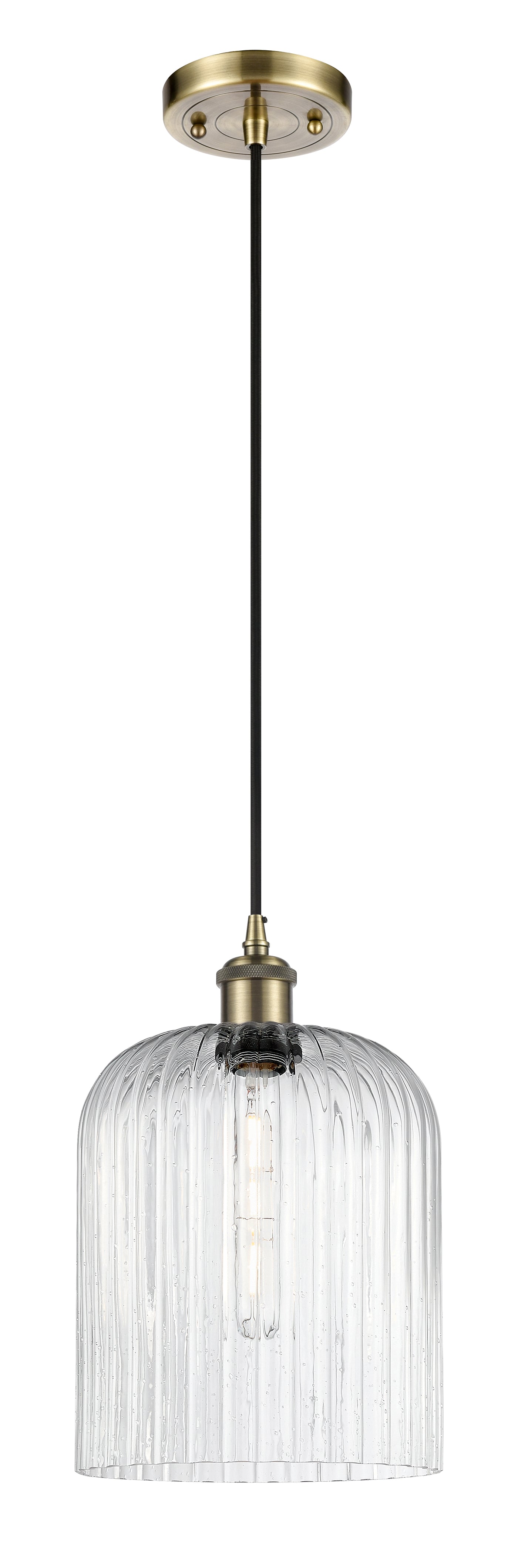 Ballston Mini Pendant Antique Brass 5 Inch