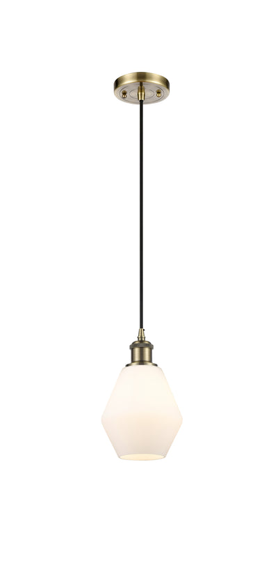 Ballston Mini Pendant Antique Brass Finish