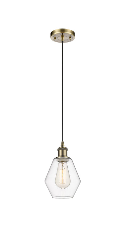 Ballston Mini Pendant Antique Brass Finish