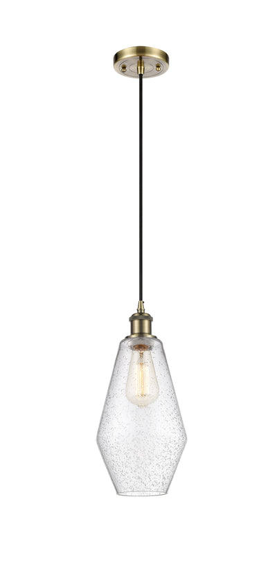 Ballston Mini Pendant Antique Brass Finish