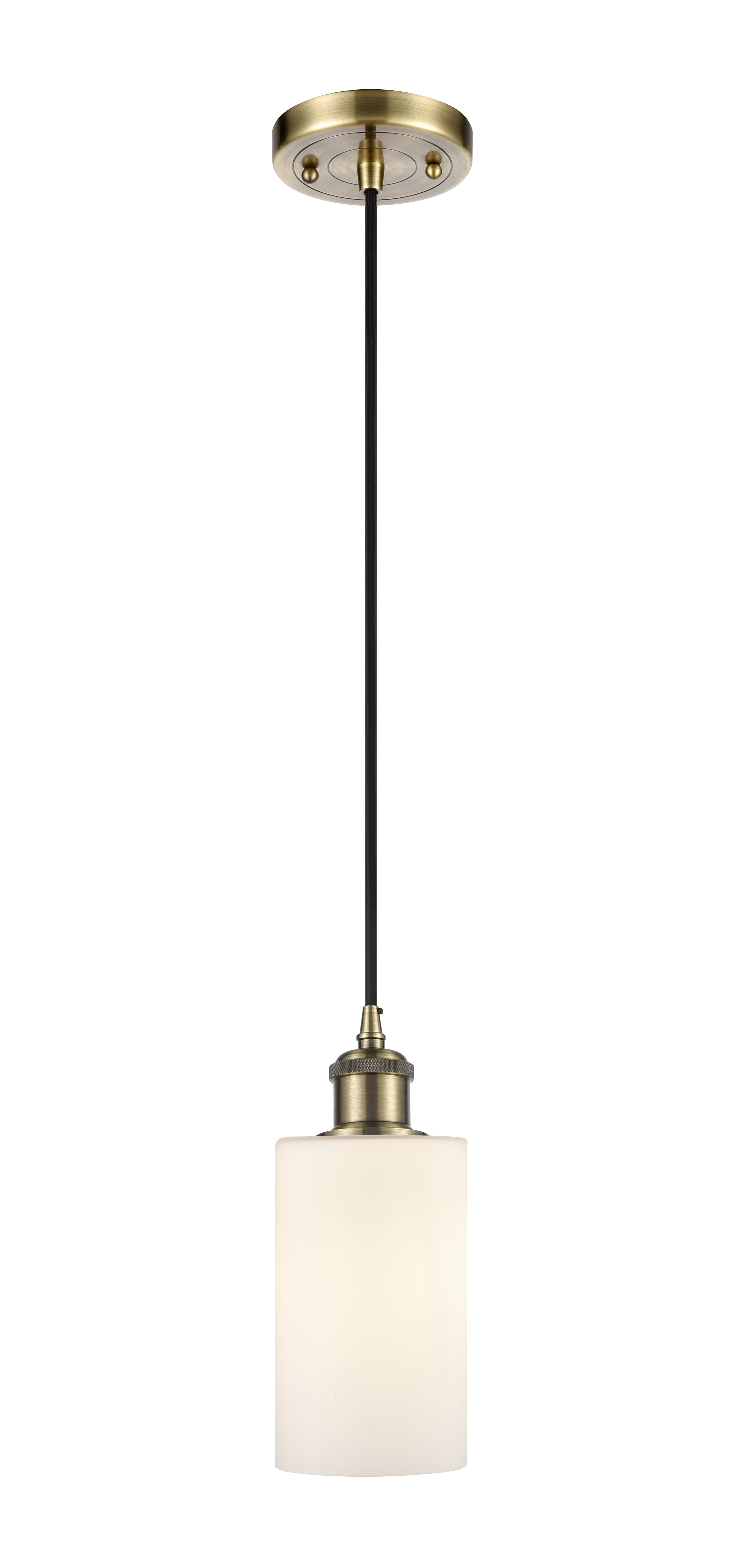 Ballston Mini Pendant Antique Brass Finish