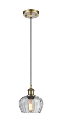 Ballston Mini Pendant Antique Brass Finish