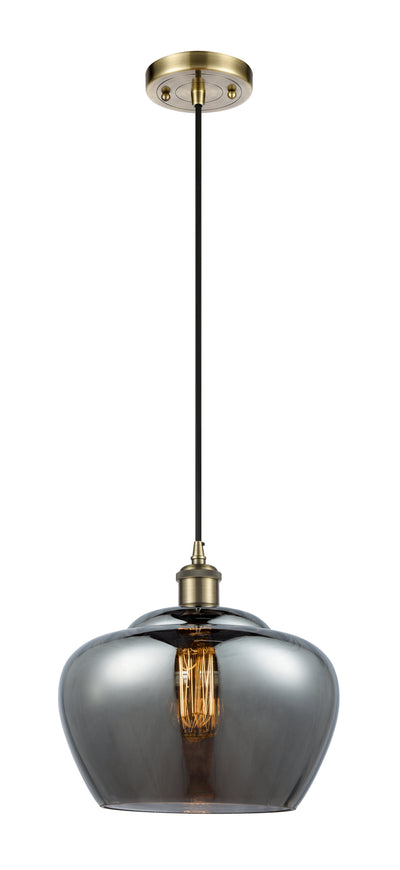 Ballston Mini Pendant Antique Brass Finish