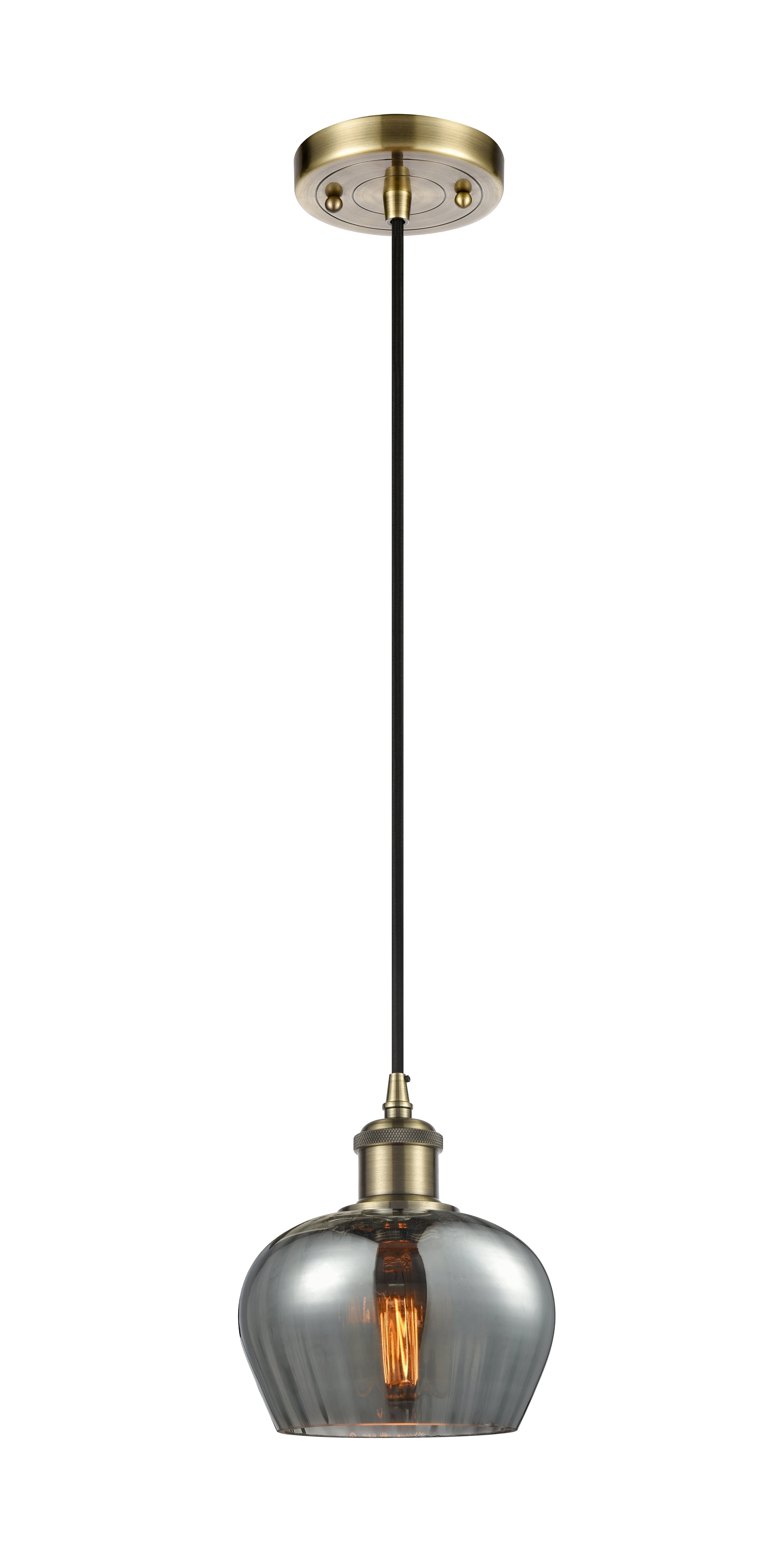 Ballston Mini Pendant Antique Brass