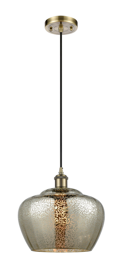Ballston Mini Pendant Antique Brass Finish