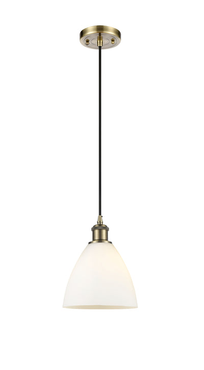 Ballston Mini Pendant Antique Brass Finish