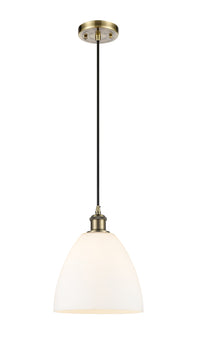 Ballston Mini Pendant Antique Brass Finish