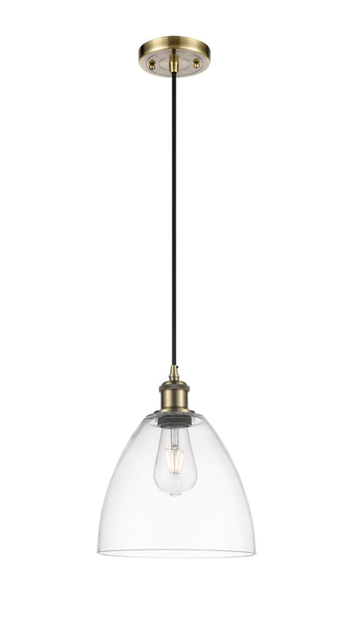 Ballston Mini Pendant Antique Brass Finish