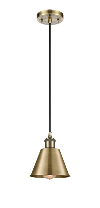 Ballston Mini Pendant Antique Brass Cast
