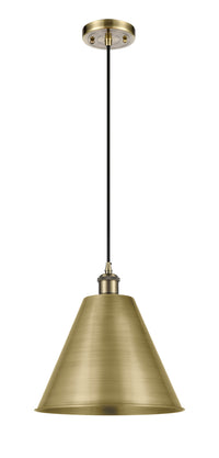 Ballston Mini Pendant Antique Brass Finish