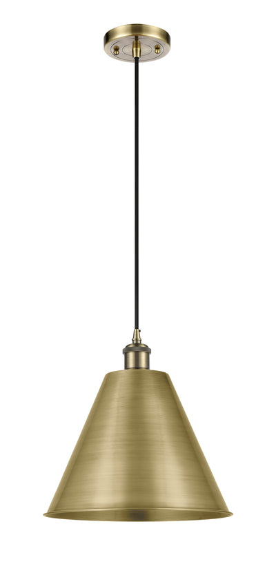 Ballston Mini Pendant Antique Brass Finish