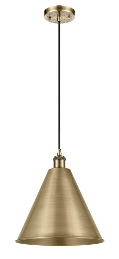 Ballston Mini Pendant Antique Brass Finish