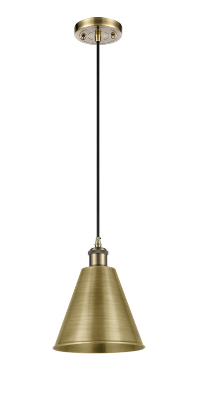 Ballston Mini Pendant Antique Brass Finish