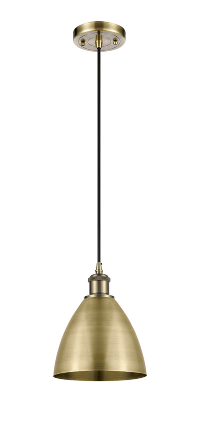 Ballston Mini Pendant Antique Brass Finish