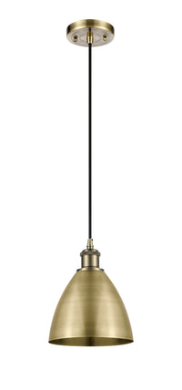 Ballston Mini Pendant Antique Brass Eight