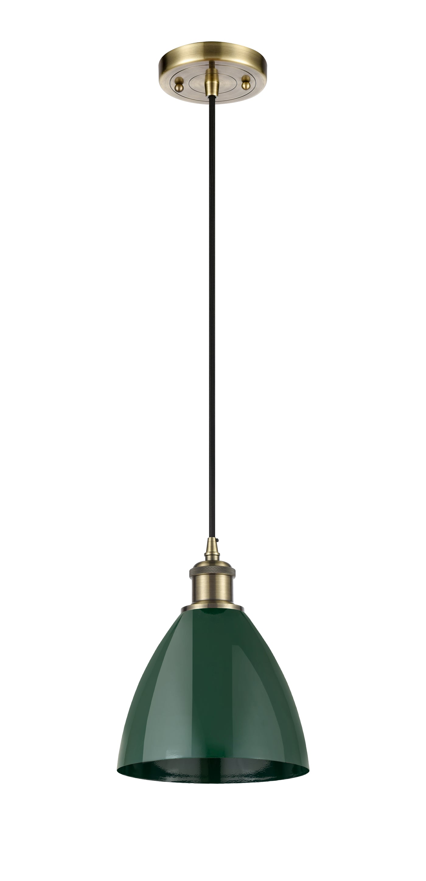 Ballston Mini Pendant Antique Brass Finish
