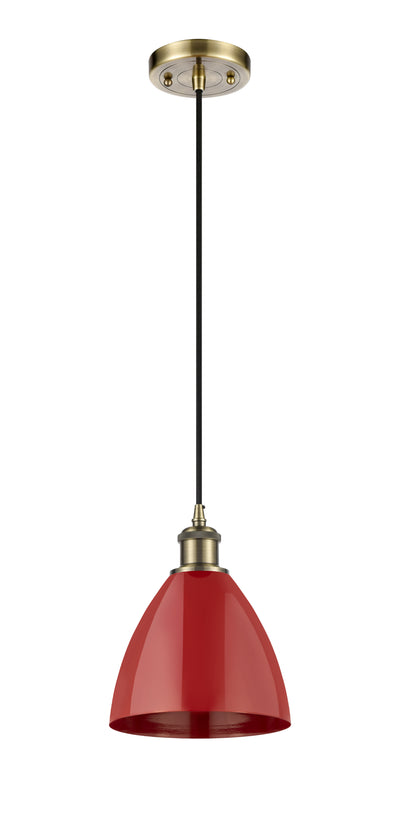 Ballston Mini Pendant Antique Brass Finish