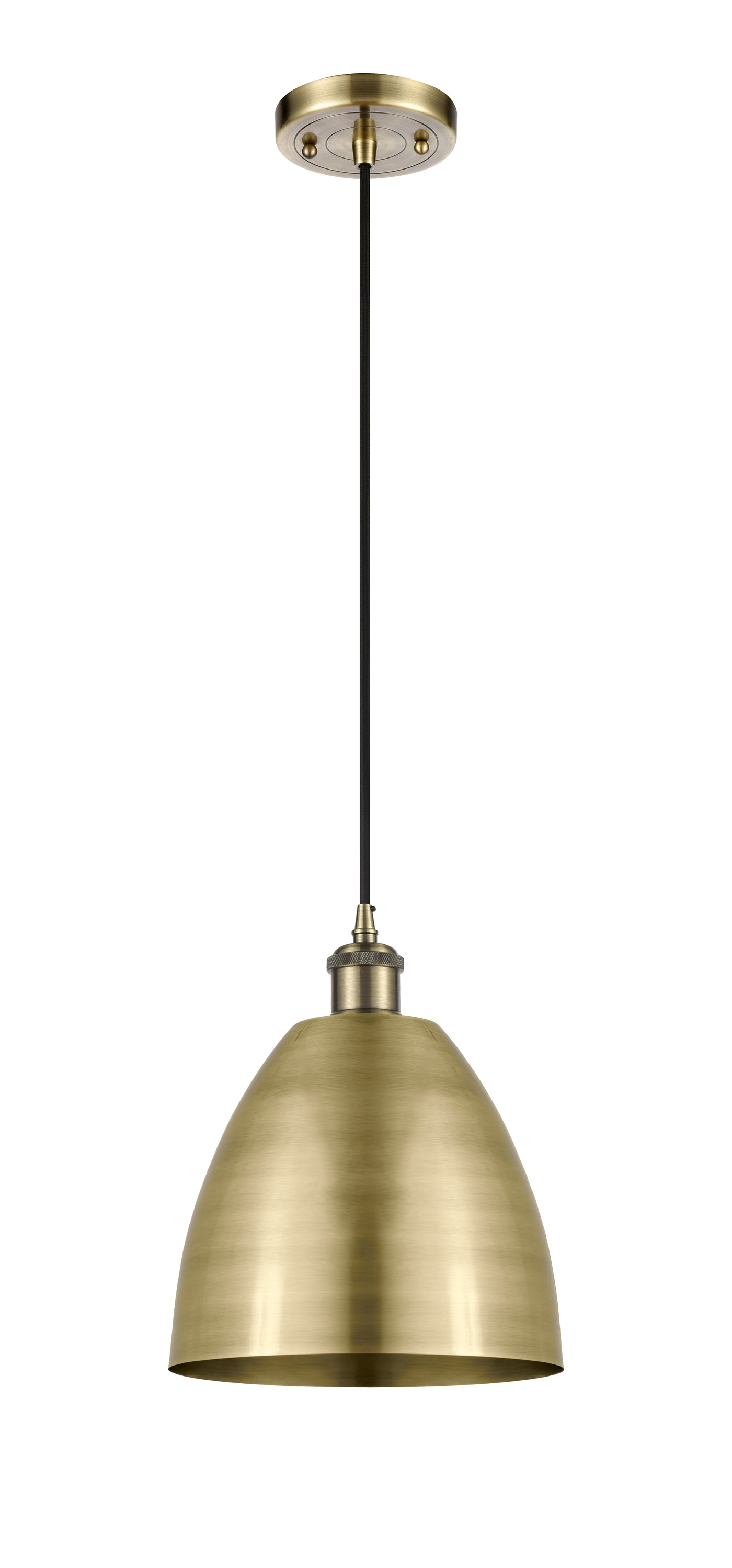 Ballston Mini Pendant Antique Brass Finish