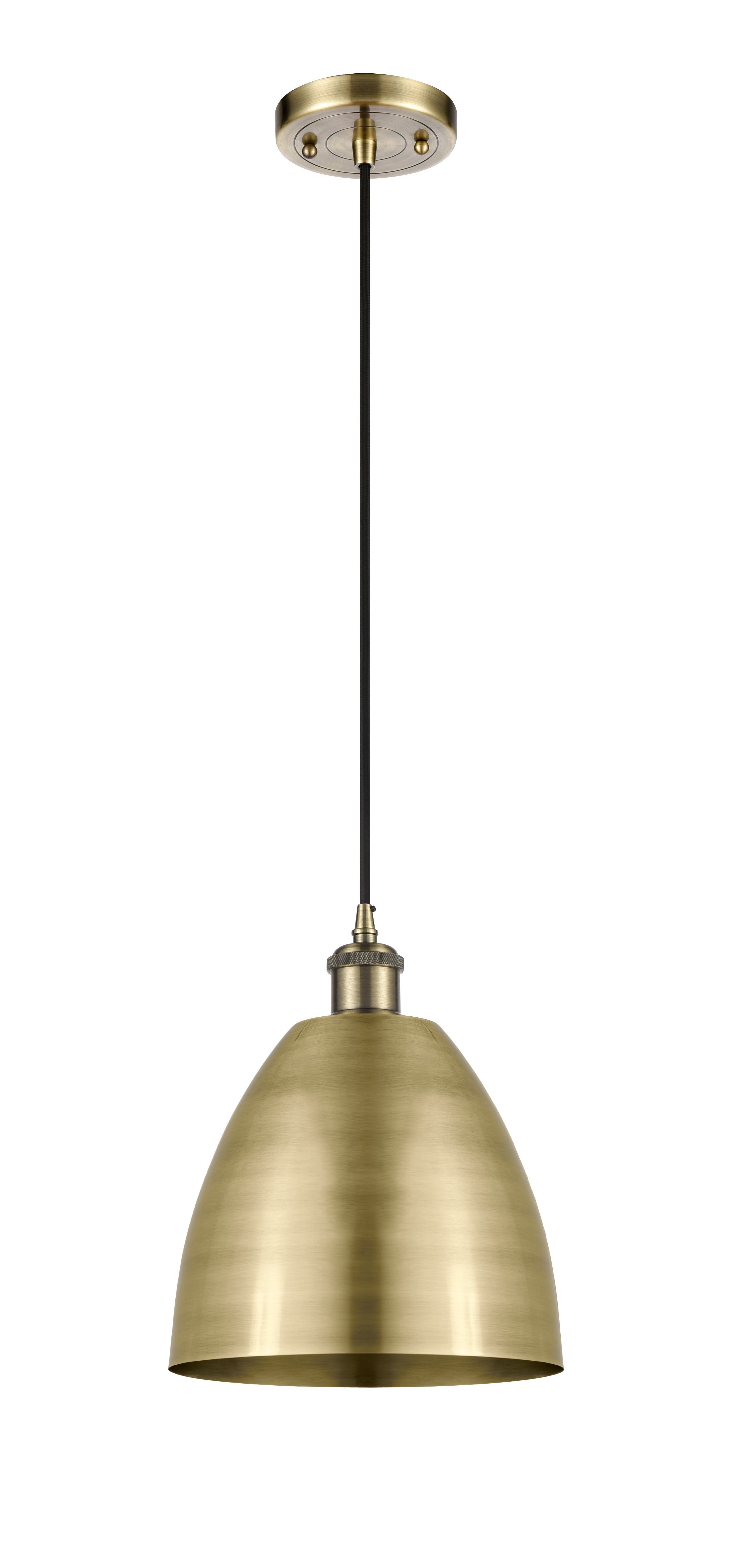 Ballston Mini Pendant Antique Brass Steel