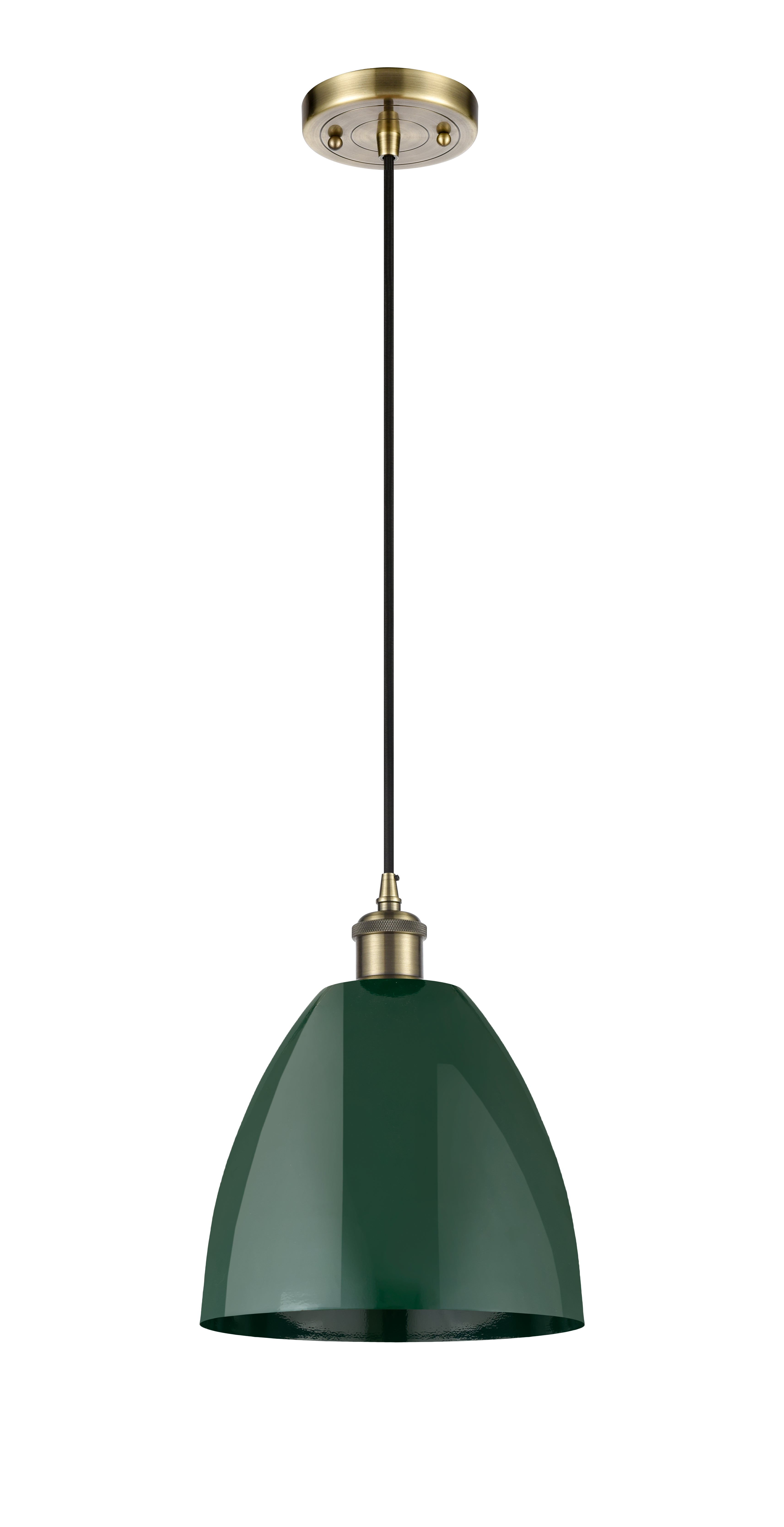 Ballston Mini Pendant Antique Brass Finish