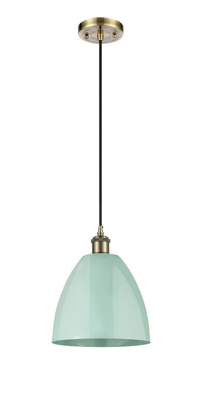 Ballston Mini Pendant Antique Brass Finish