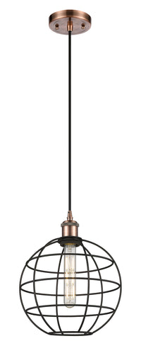 Ballston Mini Pendant Antique Brass 10 Inch