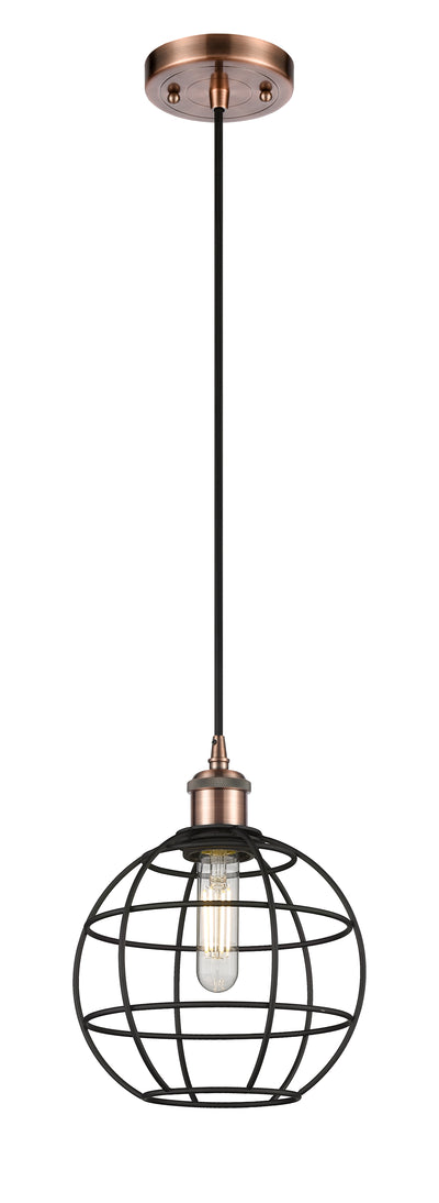 Ballston Mini Pendant Antique Brass Dimmable