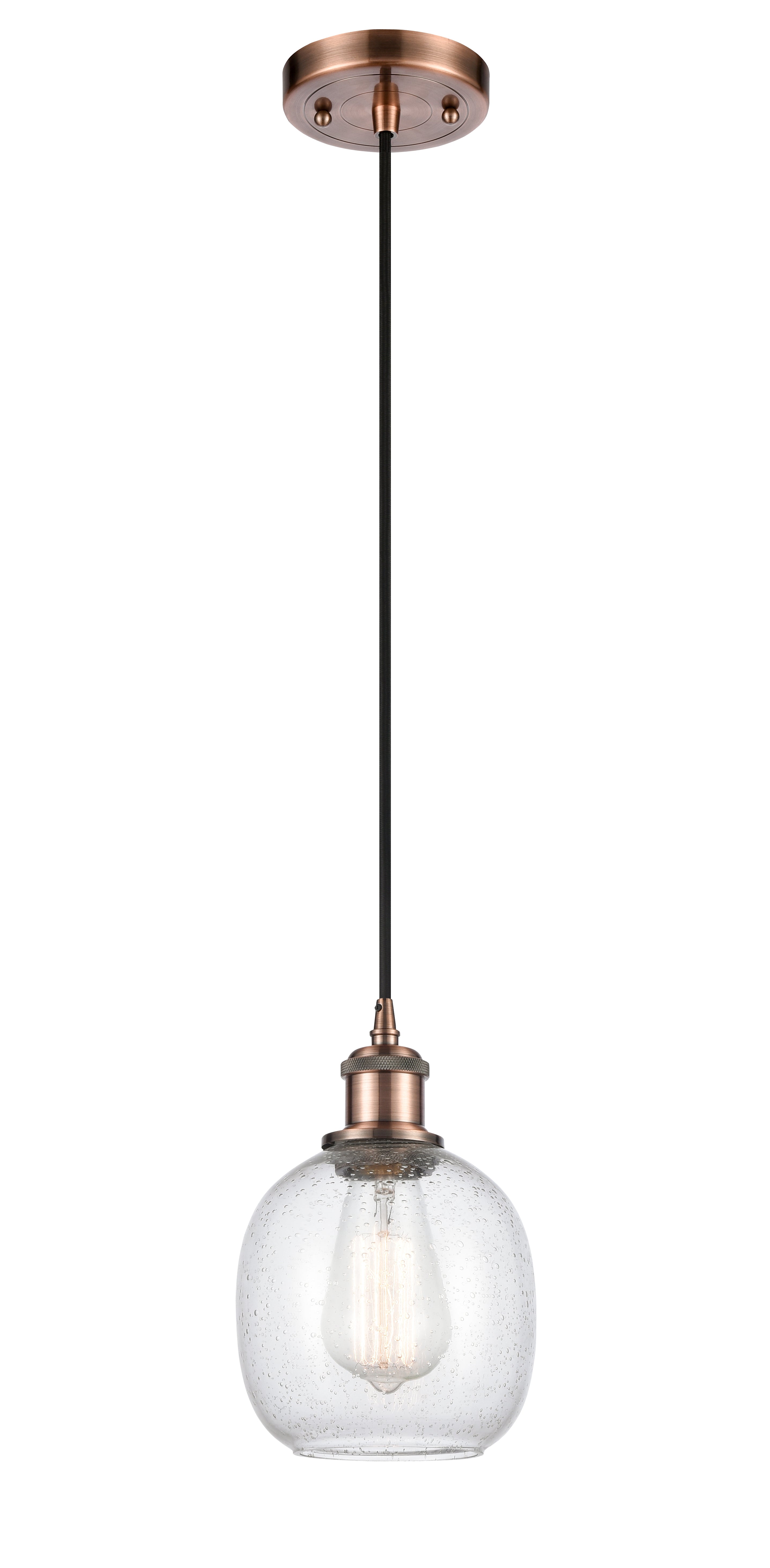 Ballston Mini Pendant Antique Brass Finish