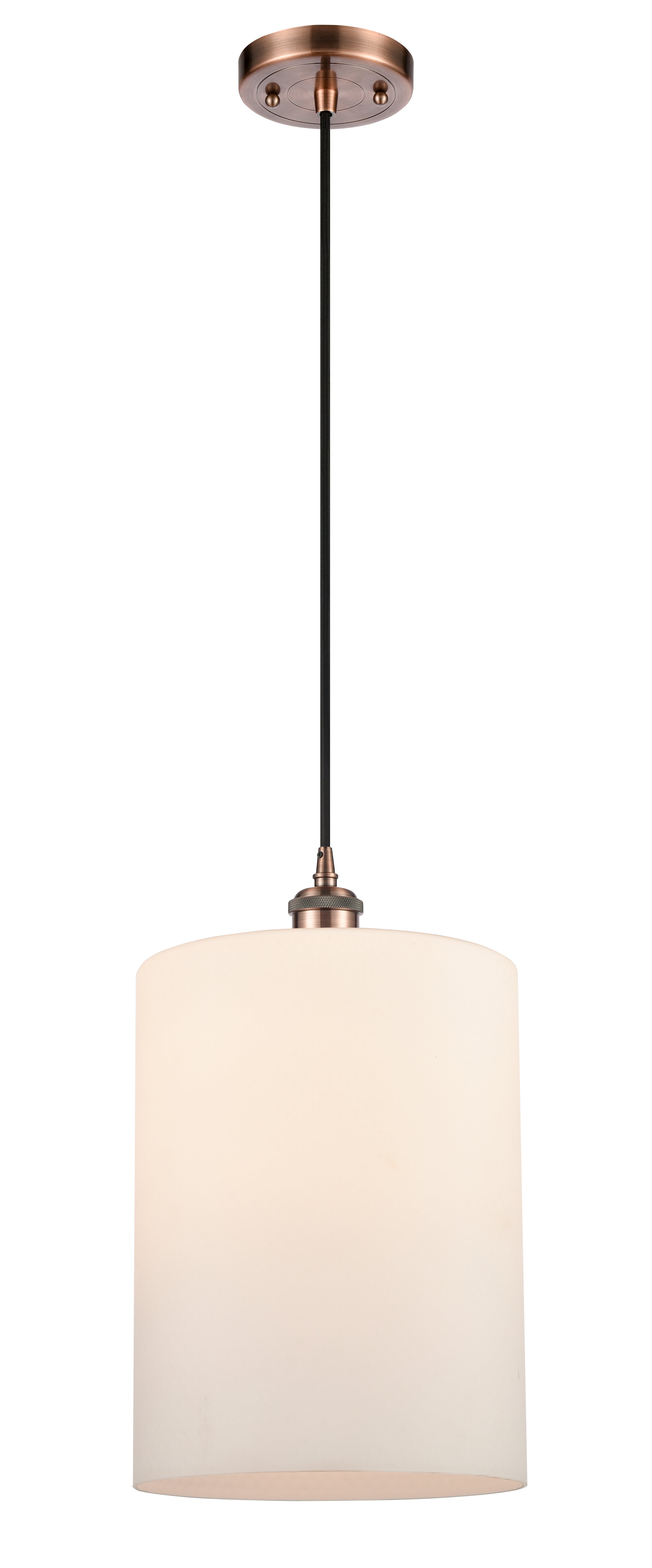 Ballston Mini Pendant Antique Brass 9 Inch
