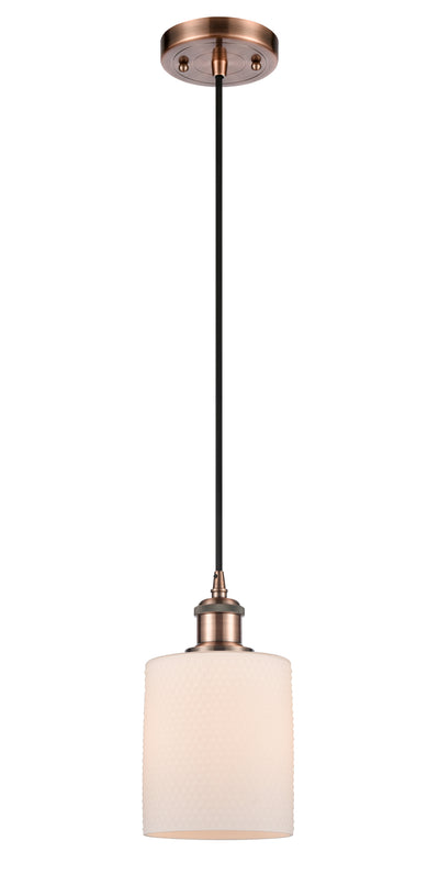 Ballston Mini Pendant Antique Brass Finish