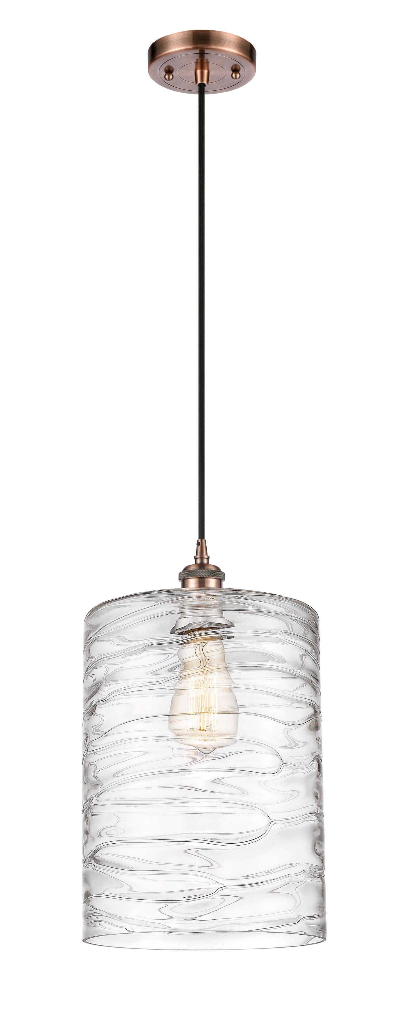 Ballston Mini Pendant Antique Brass Finish