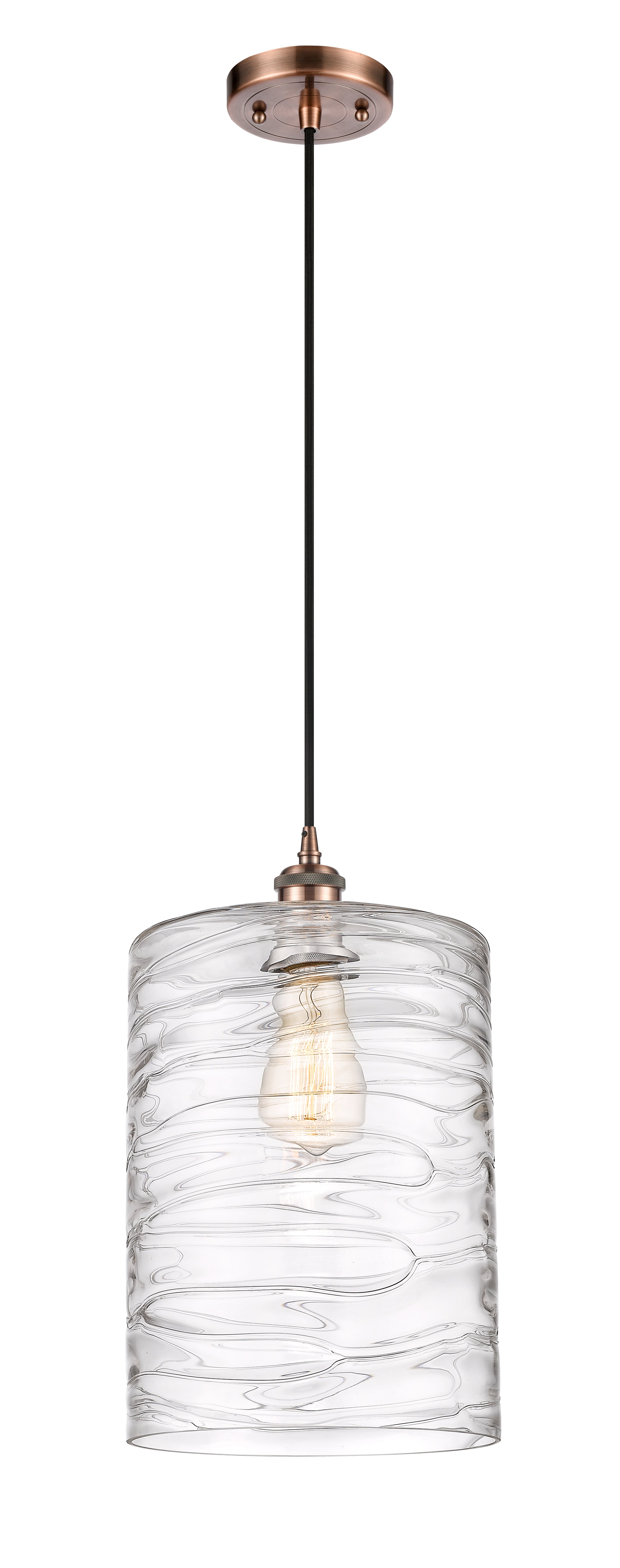 Ballston Mini Pendant Antique Brass Finish
