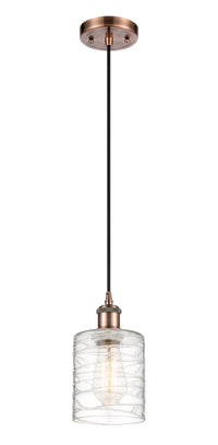 Ballston Mini Pendant Antique Brass Finish