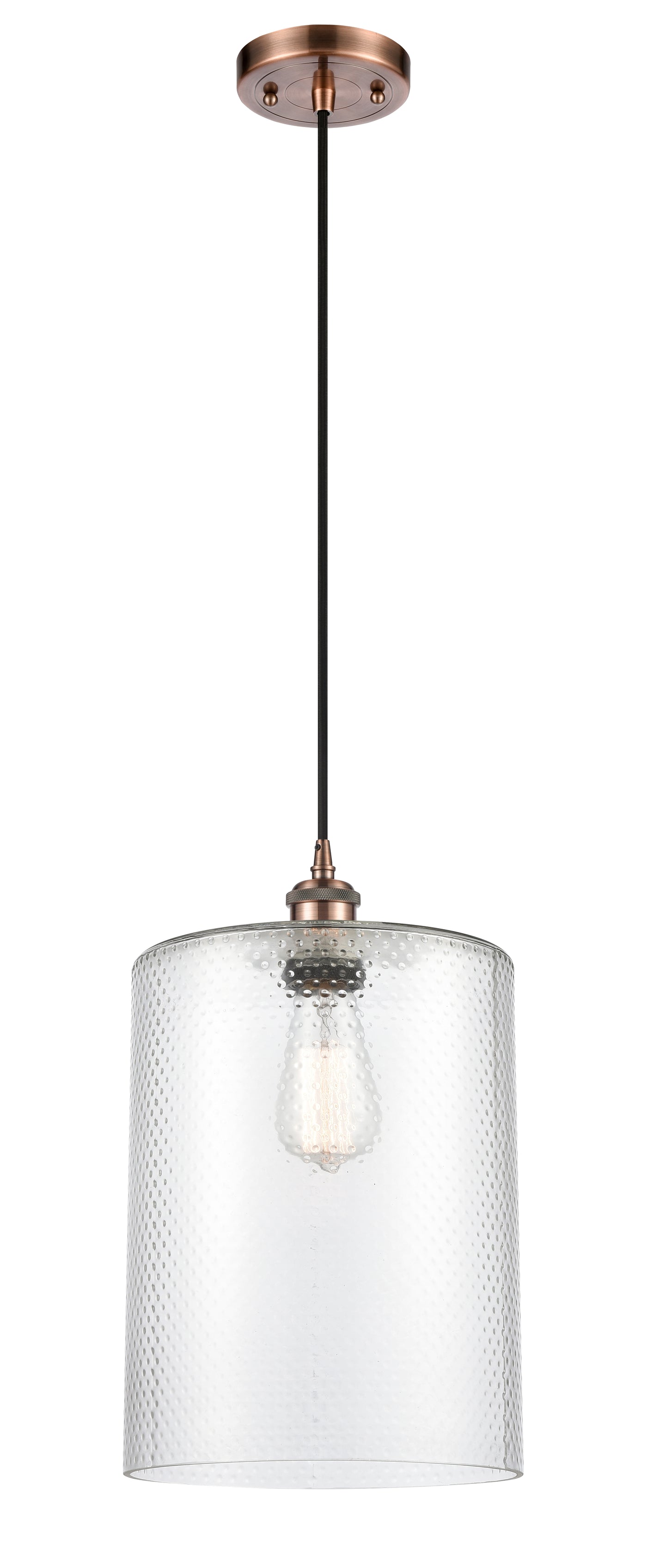 Ballston Mini Pendant Antique Brass 9 Inch