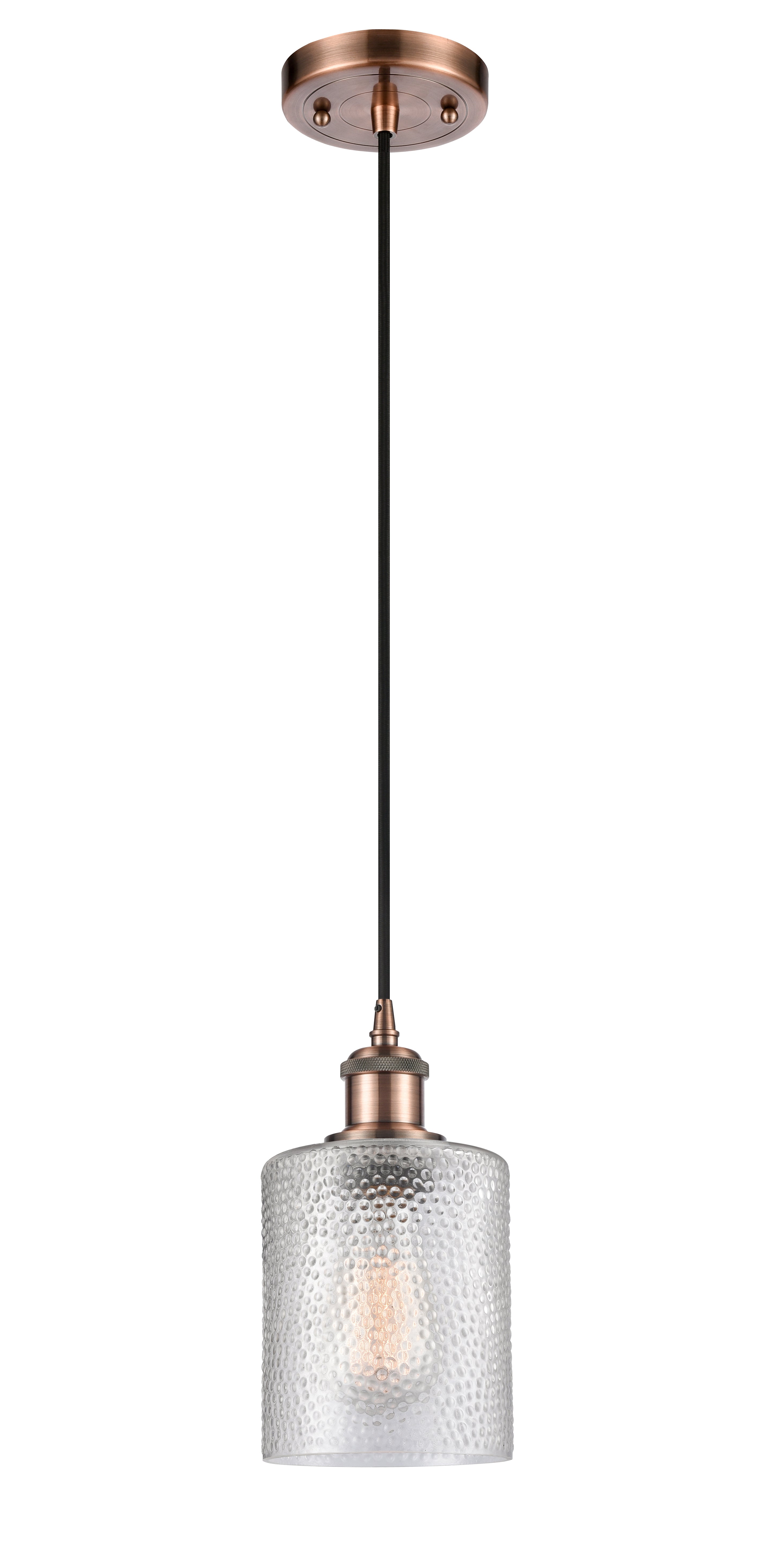 Ballston Mini Pendant Antique Brass Finish
