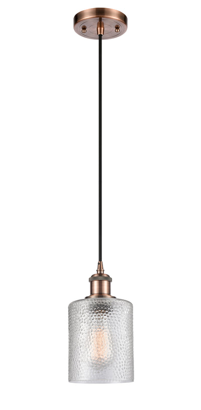 Ballston Mini Pendant Antique Brass Finish