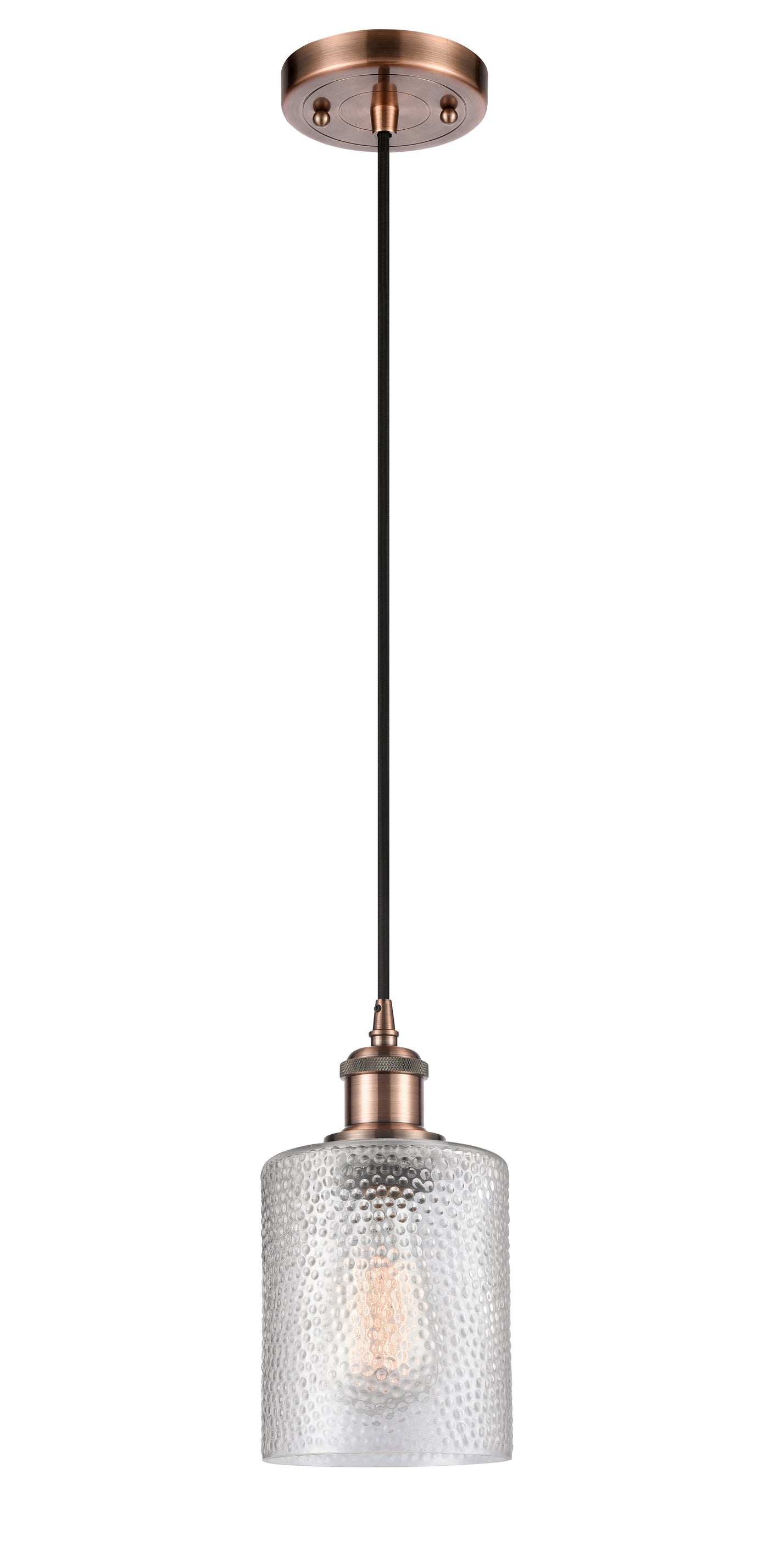 Ballston Mini Pendant Antique Brass Finish