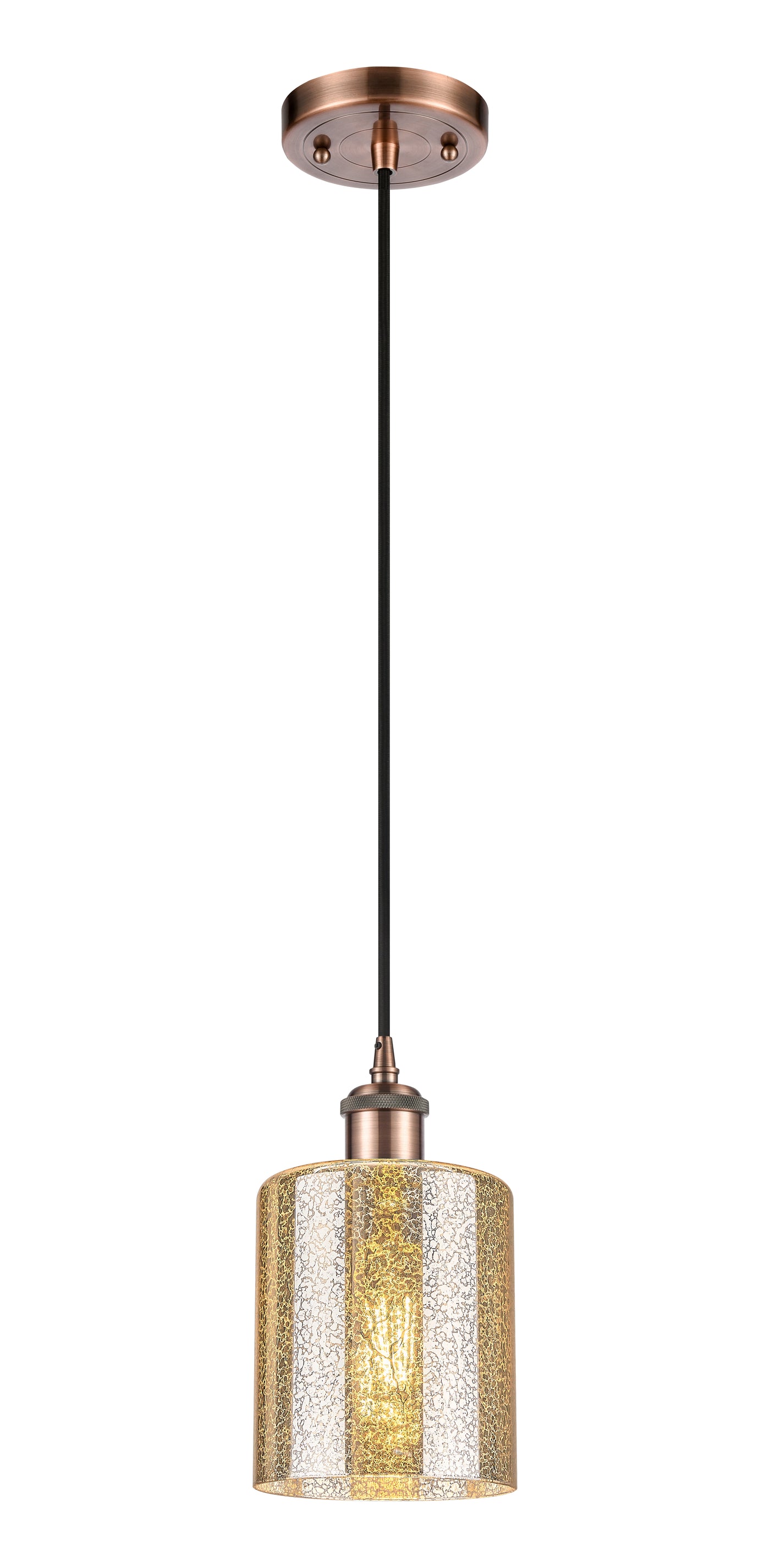 Ballston Mini Pendant Antique Brass Finish