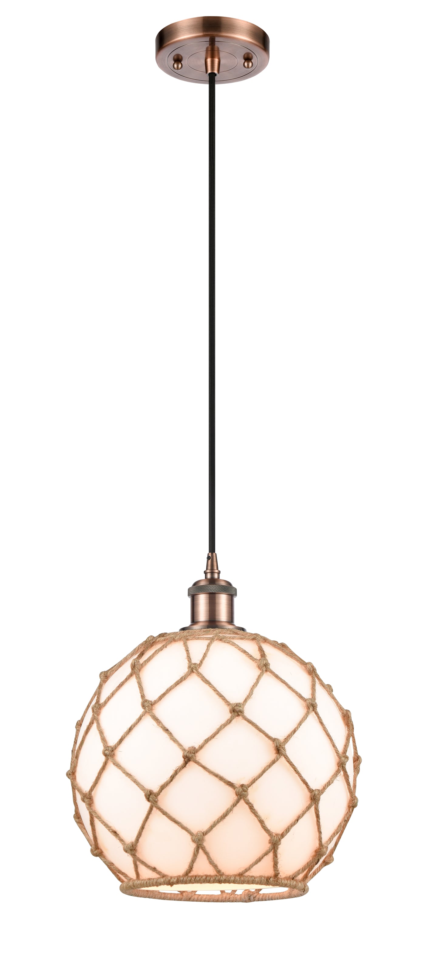 Ballston Mini Pendant Antique Brass Finish