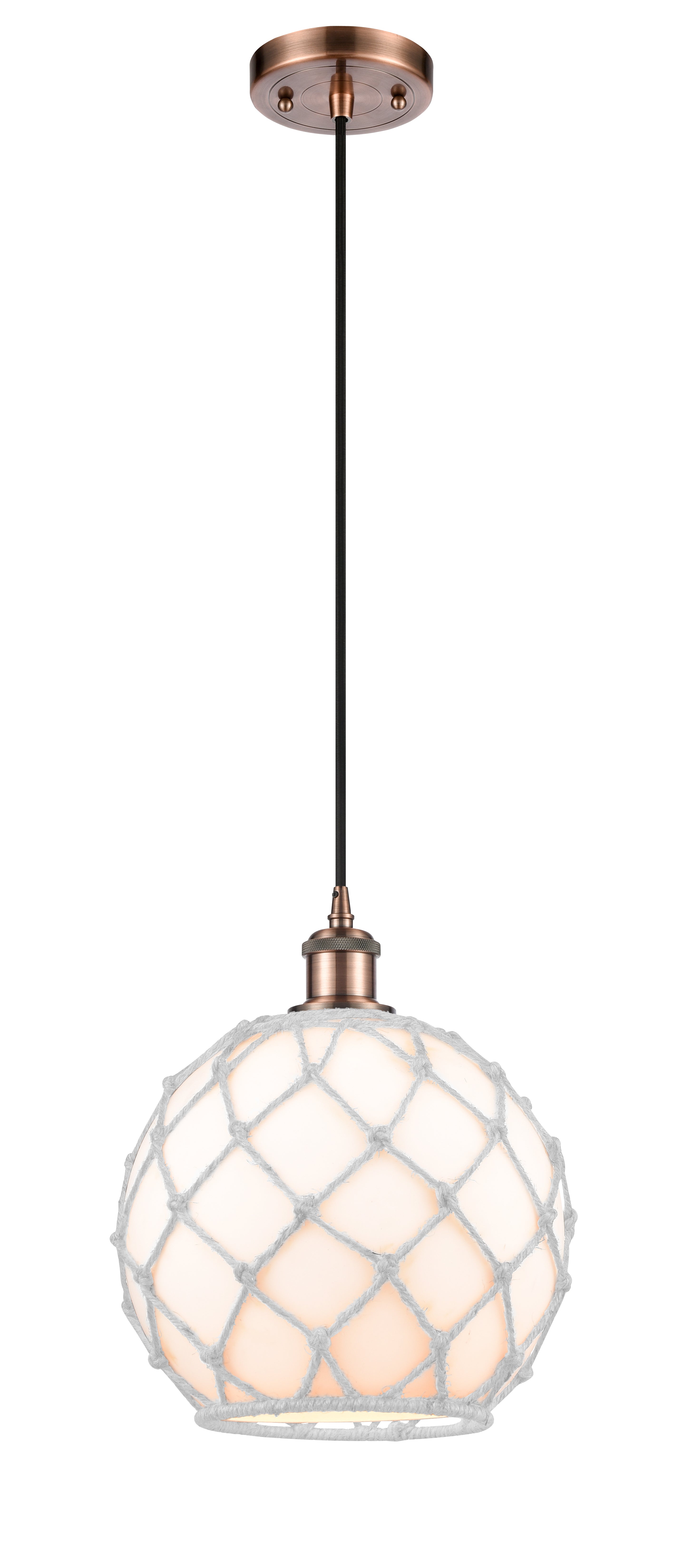 Ballston Mini Pendant Antique Brass Finish