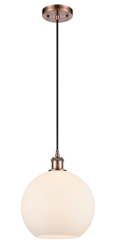 Ballston Mini Pendant Cast Brass Antique