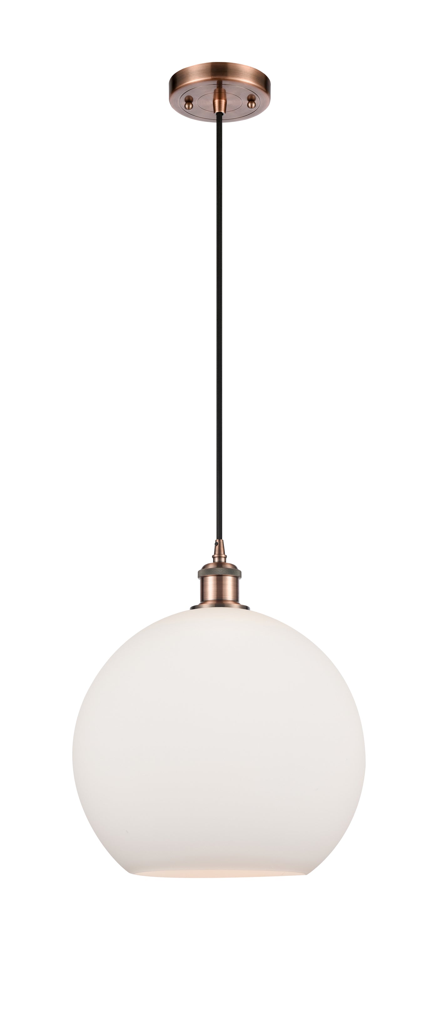 Ballston Mini Pendant Antique Brass Finish