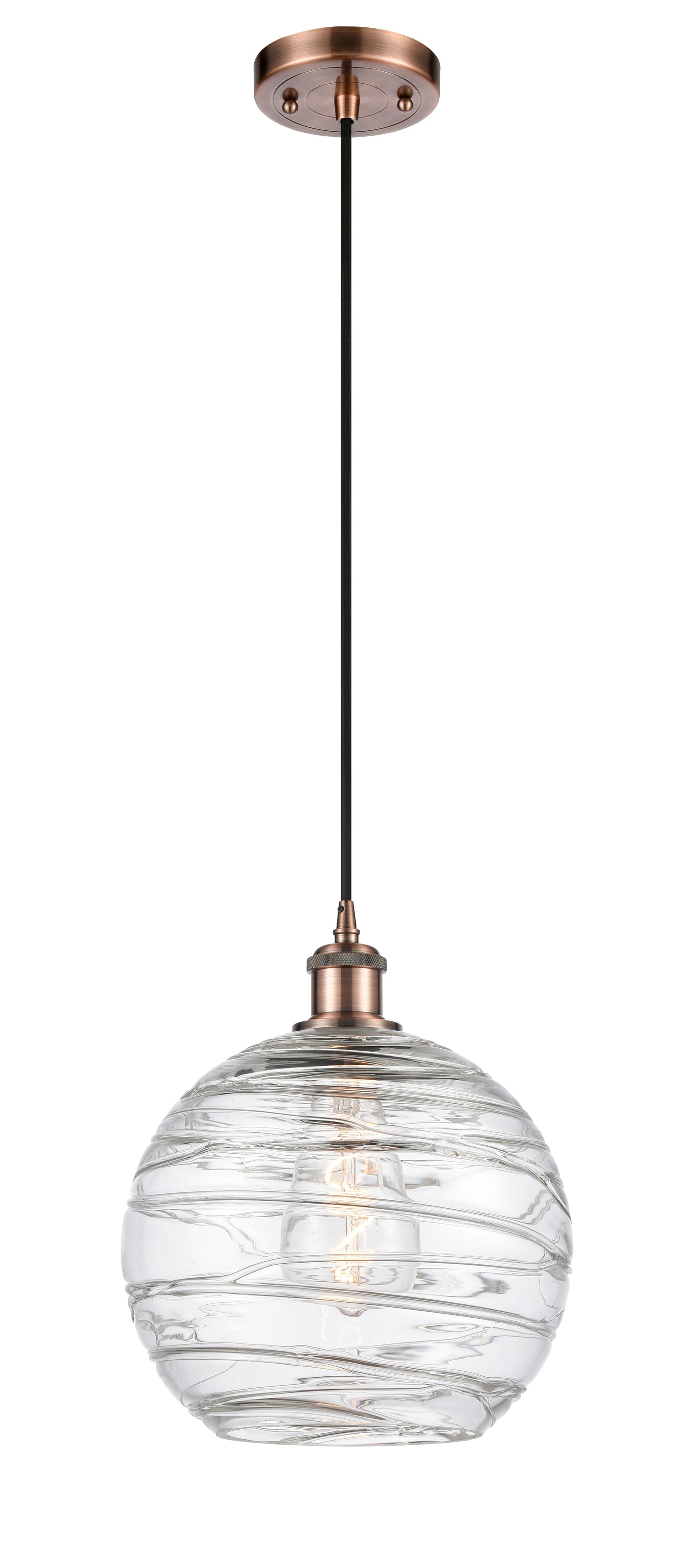 Ballston Mini Pendant Antique Brass Finish