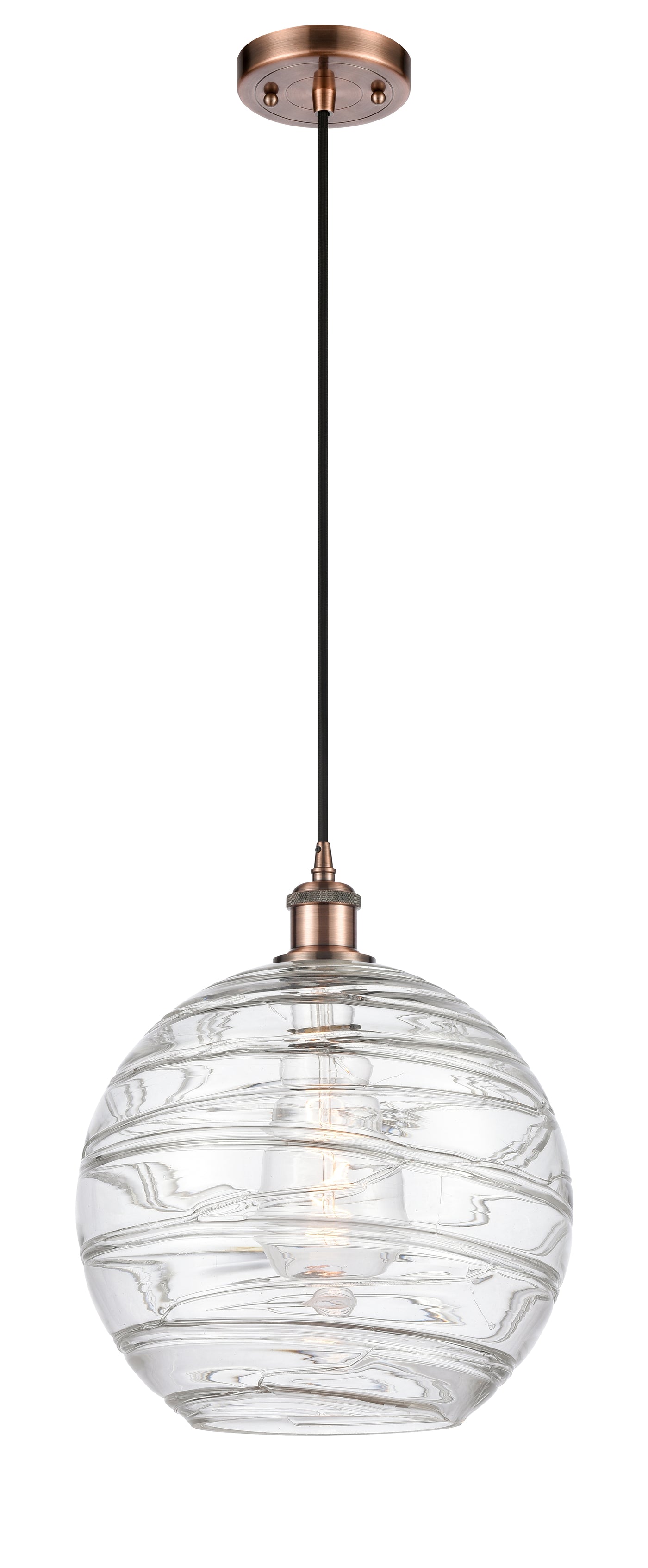 Ballston Mini Pendant Antique Brass Finish