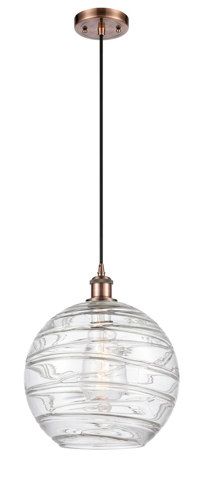 Ballston Mini Pendant Antique Brass Finish