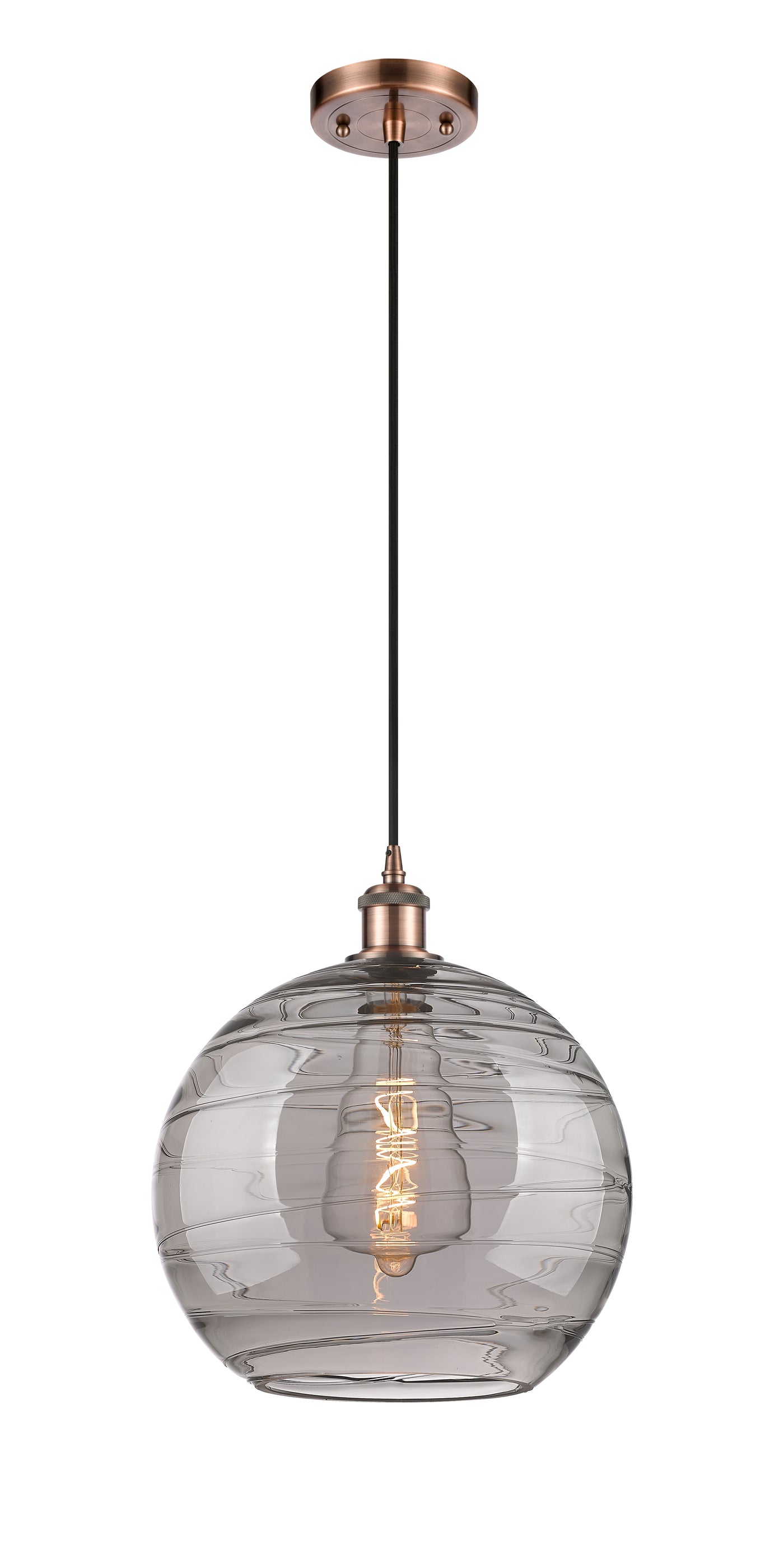 Ballston Mini Pendant Antique Brass Finish