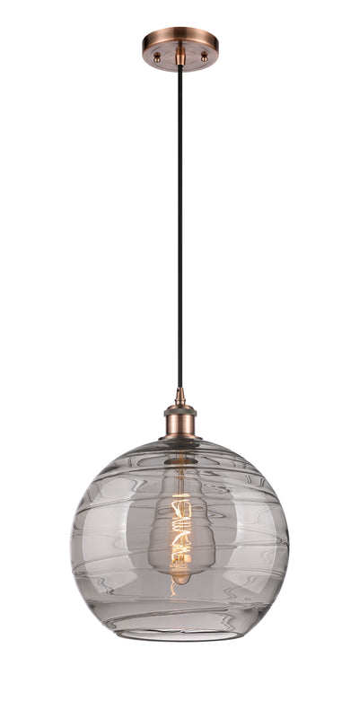 Ballston Mini Pendant Antique Brass Finish