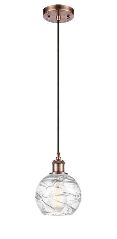 Ballston Mini Pendant Antique Brass Finish