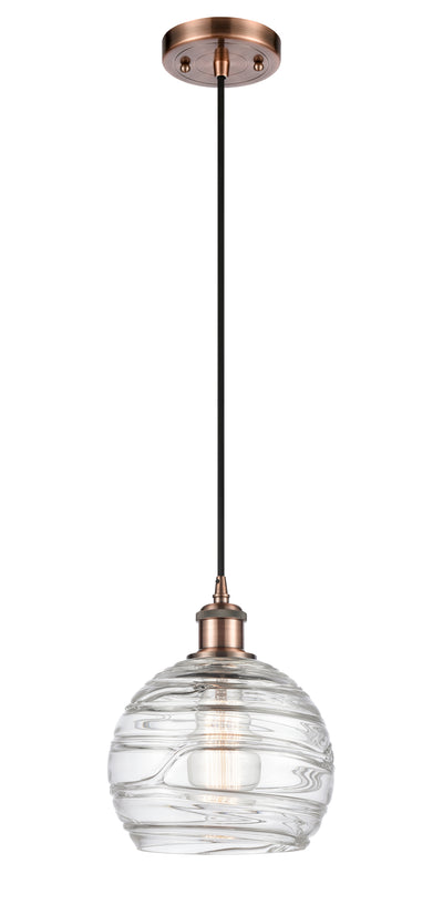 Ballston Mini Pendant Antique Brass Finish