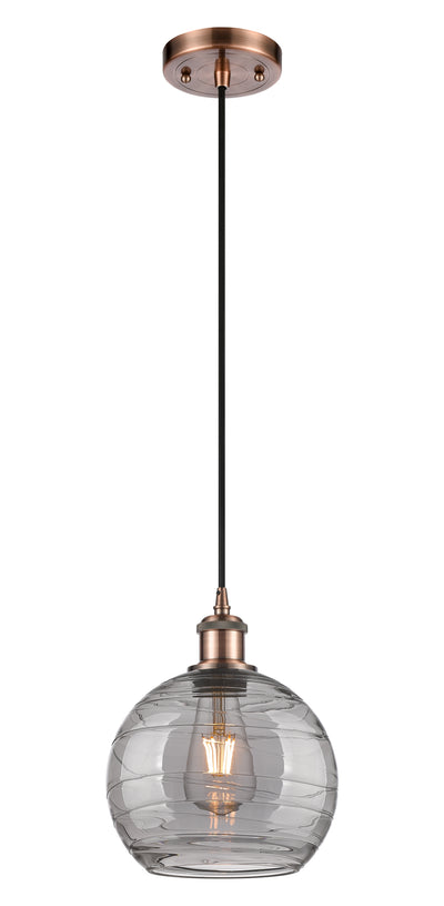 Ballston Mini Pendant Antique Brass Finish